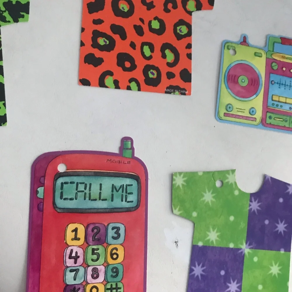 Set of New 90’s vintage gift tags. Bundle only item